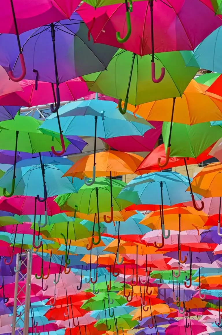 umbrella, decoration, color